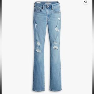 NWT Levi's 725 High Rise Bootcut Women's Jeans - Size 25x32L - Color Crushed It